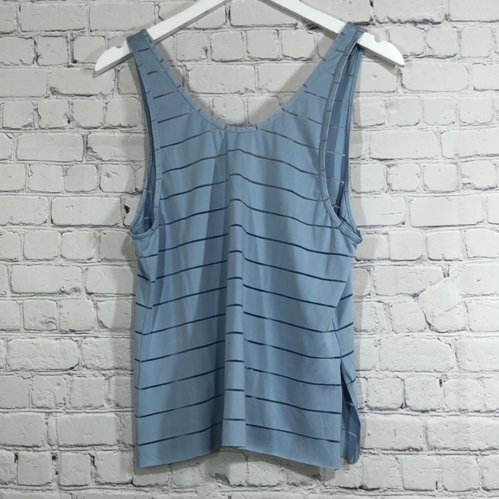 Athleta Blue Relaxed Sleeveless Tank Top